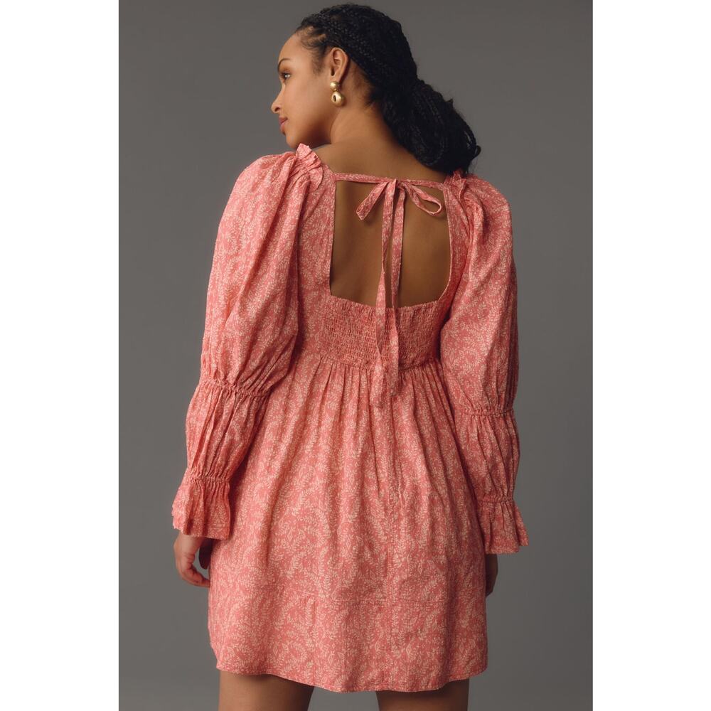 Pink  Anthropologie Pilcro Long-Sleeved Babydoll Dress - Size S - Picture 2 of 16
